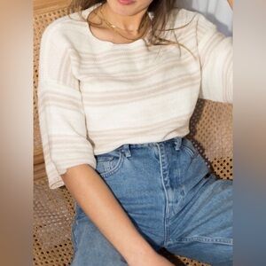 Urban Outfitters Cropped Short Sleeve Knit Sweater Size XS